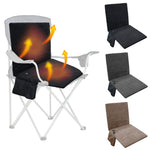 Cuscino riscaldante USB con schienale per campeggio invernale