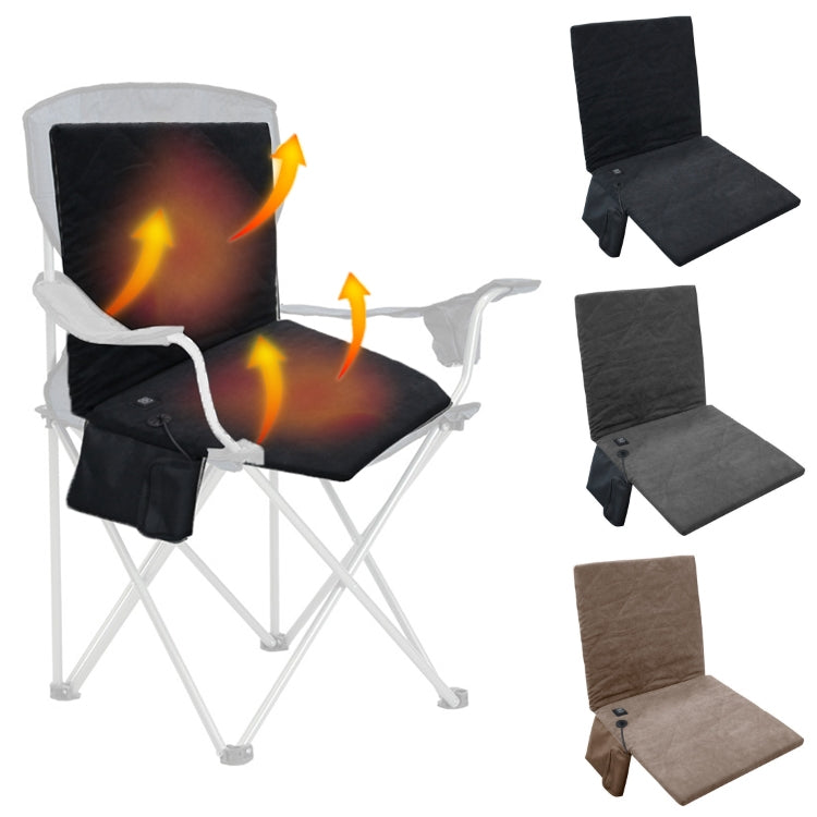 Cuscino riscaldante USB con schienale per campeggio invernale