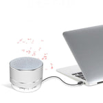 Mini altoparlante Bluetooth wireless in metallo