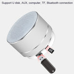 Mini altoparlante Bluetooth wireless in metallo