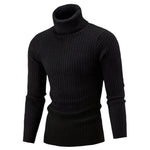 Maglione uomo collo alto maniche lunghe in maglia M-XXXL