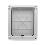 Porta per animali in ABS con foro 36x30 cm bianco