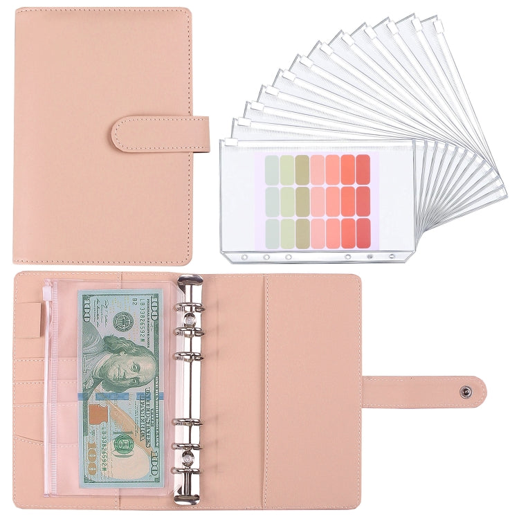 Quaderno A6 Macaron in similpelle con fogli mobili