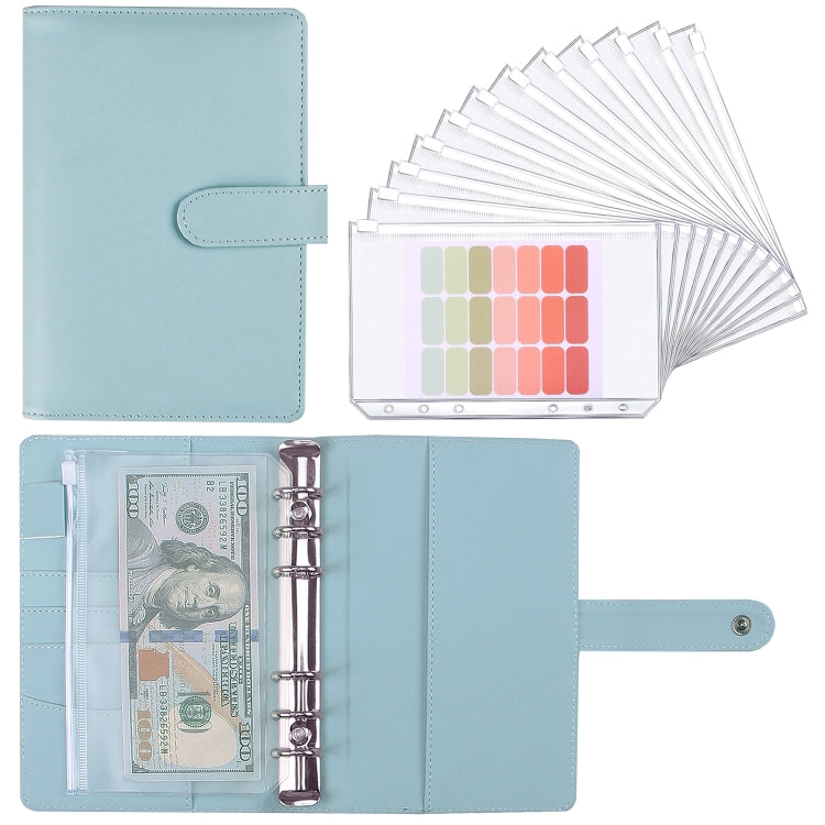 Quaderno A6 Macaron in similpelle con fogli mobili