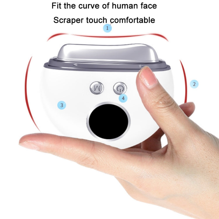 Strumento massaggi viso elettrico con luce e microcorrente