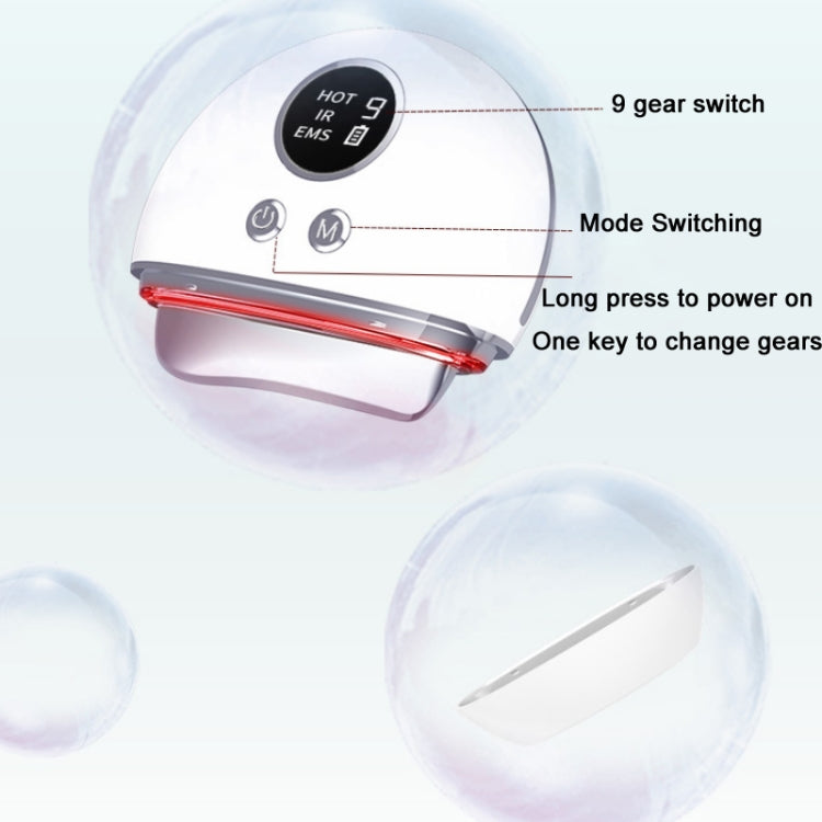 Strumento massaggi viso elettrico con luce e microcorrente