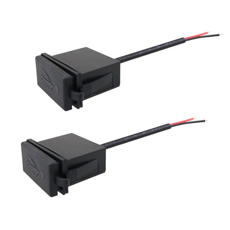 Caricabatterie auto USB singolo 2.4A 12-24V compatto