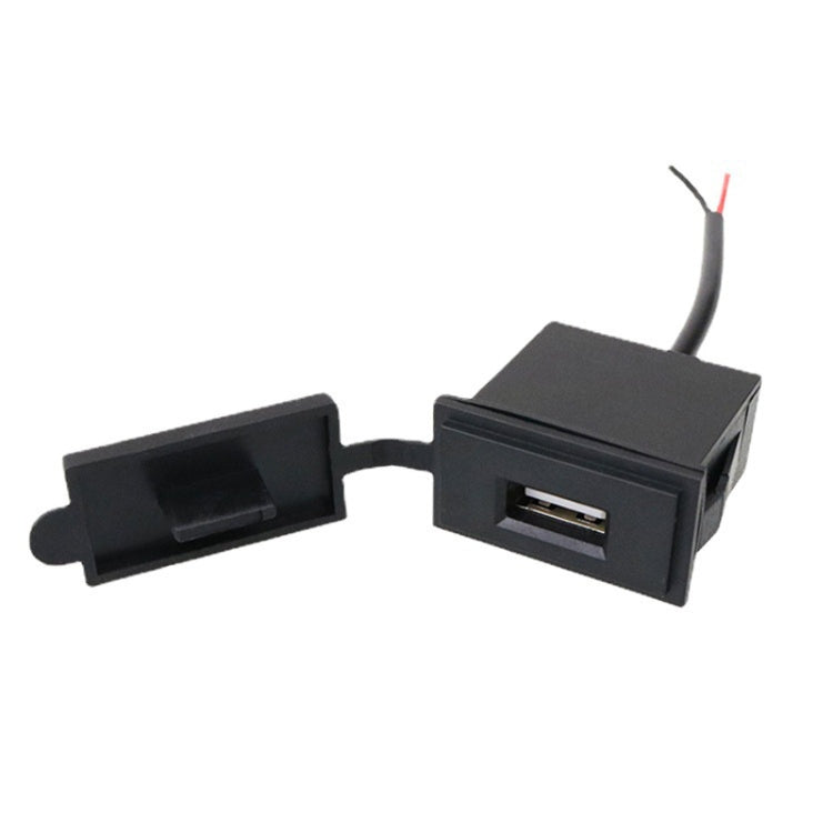 Caricabatterie auto USB singolo 2.4A 12-24V compatto