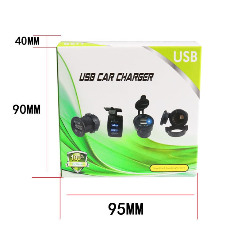 Caricabatterie auto USB singolo 2.4A 12-24V compatto