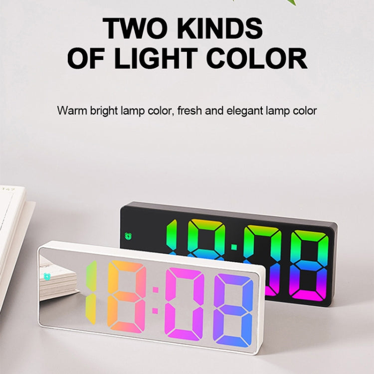 Sveglia elettronica LED con display colorato 17cm