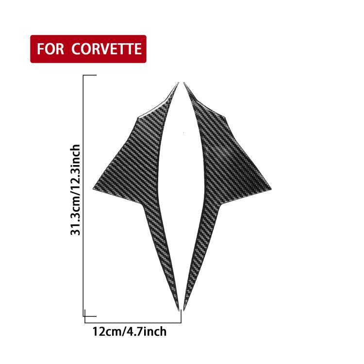 Adesivi decorativi portiere Chevrolet Corvette C8 set 2 pezzi