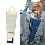 Set 3 custodie impermeabili per ombrelli auto blu e bianco