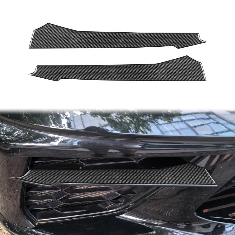 Adesivi prese d'aria anteriori in fibra di carbonio Chevrolet Cor