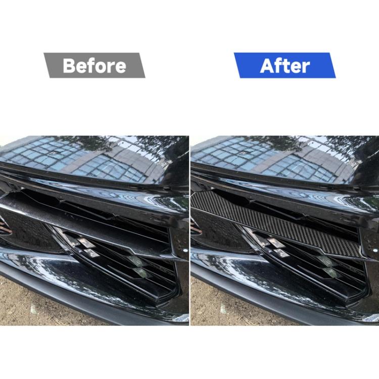 Adesivi prese d'aria anteriori in fibra di carbonio Chevrolet Cor