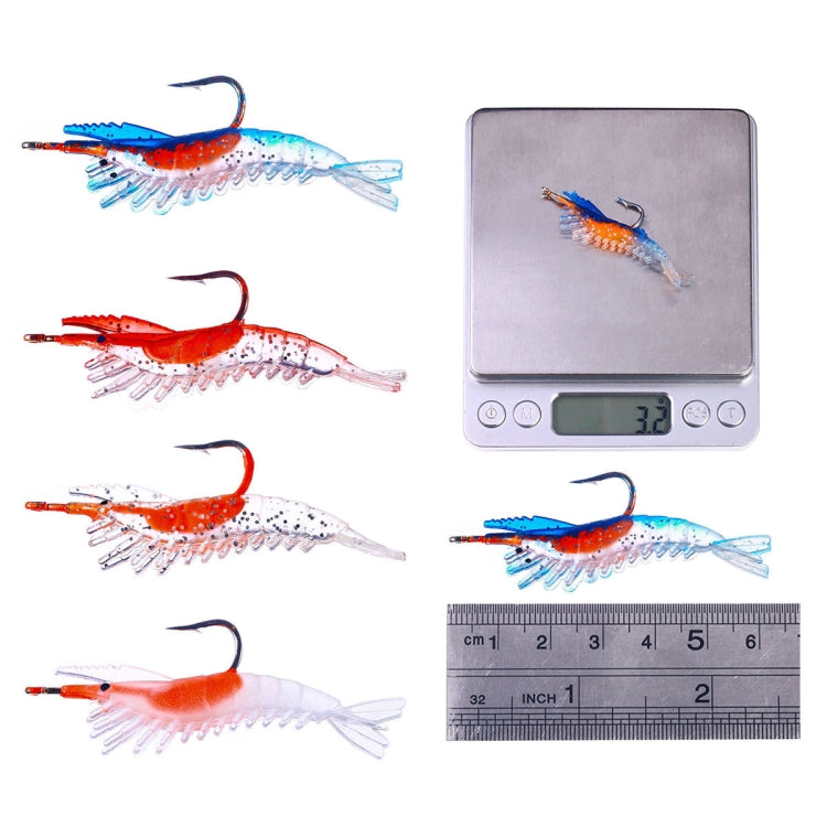 Esca morbida per pesca gamberetti 6cm 3g