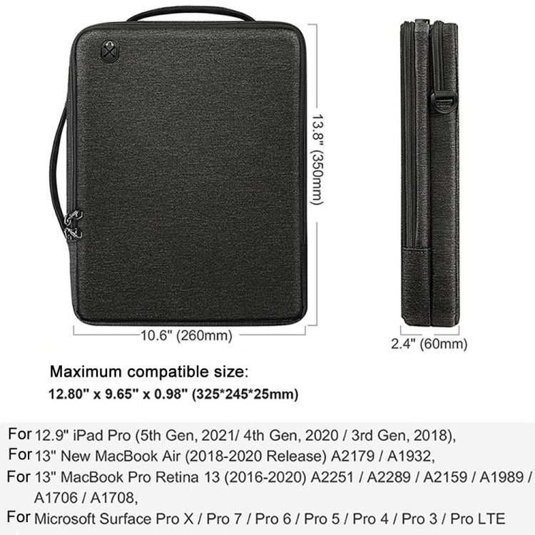 Borsa portatile impermeabile per laptop 13.3-14 pollici