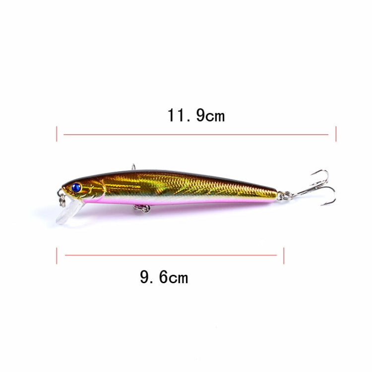 Esca artificiale Minnow 9,6 cm 9,8 g in plastica ABS