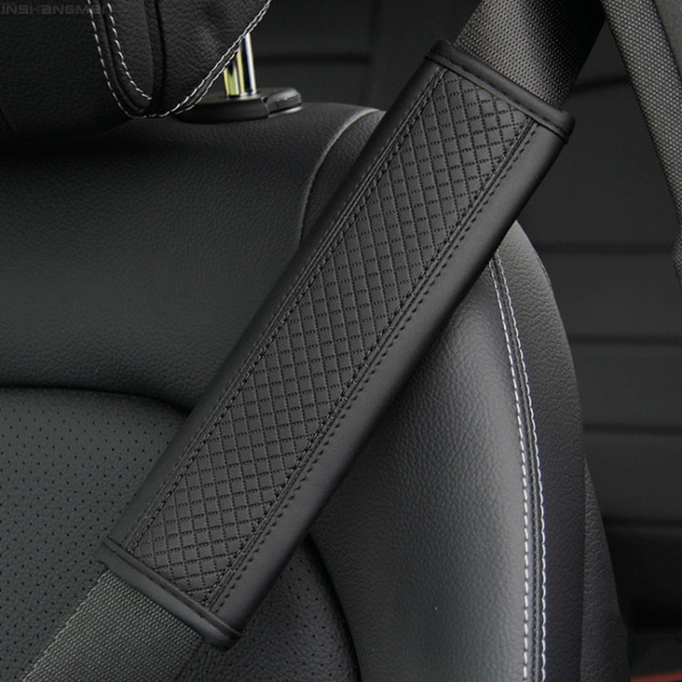 Protezione spalla cintura sicurezza auto in pelle 6,5x23cm