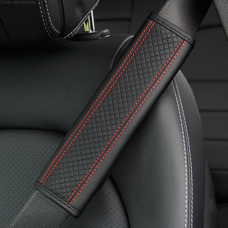 Protezione spalla cintura sicurezza auto in pelle 6,5x23cm