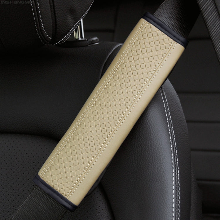 Protezione spalla cintura sicurezza auto in pelle 6,5x23cm
