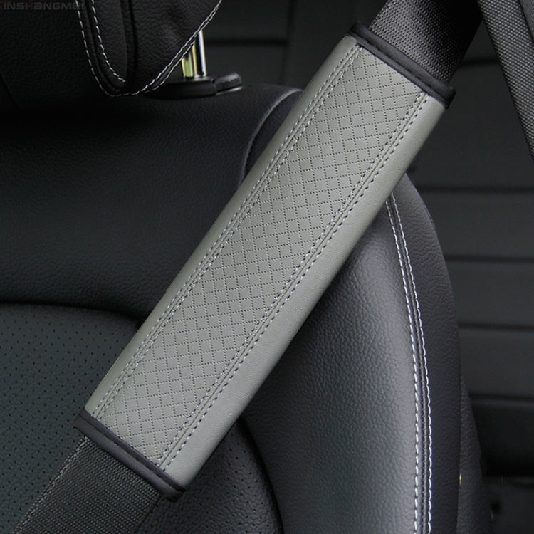 Protezione spalla cintura sicurezza auto in pelle 6,5x23cm