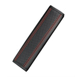 Protezione spalla cintura sicurezza auto in pelle 6,5x23cm