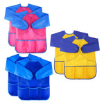 Set 6 grembiuli impermeabili antimacchia per bambini 5-8 anni