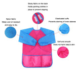 Set 6 grembiuli impermeabili antimacchia per bambini 5-8 anni