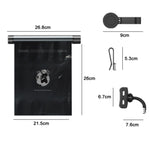 Organizer pieghevole per sacco spazzatura auto Titanium Grey