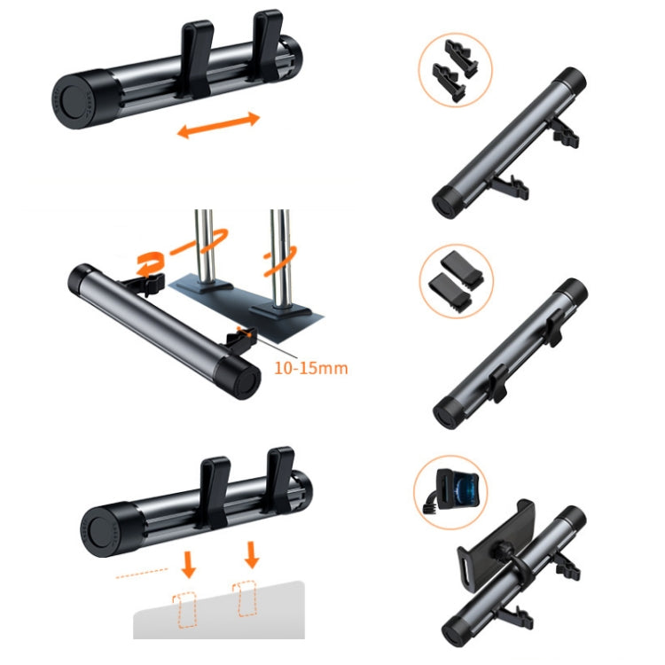 Organizer pieghevole per sacco spazzatura auto Titanium Grey