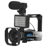 Videocamera digitale KOMERY AF2 4K Zoom 18X con accessori
