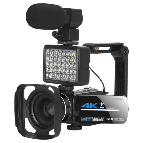 Videocamera digitale KOMERY AF2 4K Zoom 18X con accessori