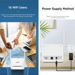 Router 4G LTE VR312 con plug EU bianco