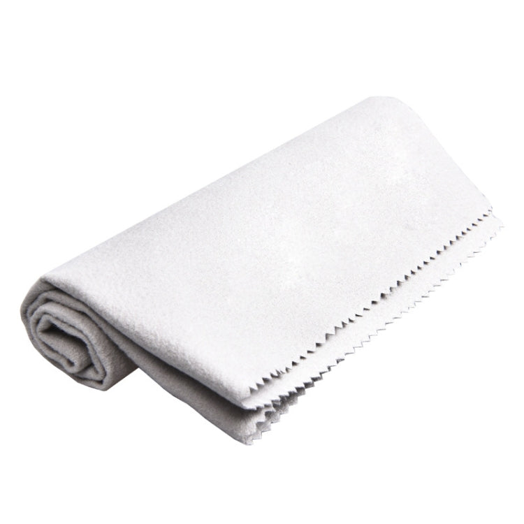 Panno pulizia strumenti musicali in fibra 20x20 cm grigio