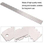 Righello in acciaio inox per misurazione manico chitarra