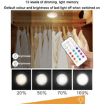 Luce notturna RGB dimmerabile 13 colori con telecomando