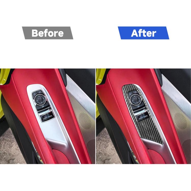 Adesivo decorativo pulsante sollevamento Chevrolet Corvette C8 RH