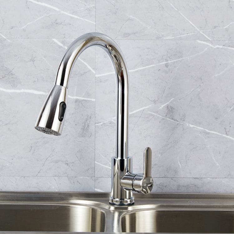 Rubinetto estraibile da cucina in acciaio inox 360°