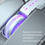 Mouse cablato Dark Alien V710 con 7 tasti programmabili