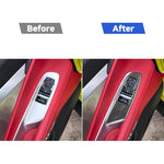 Adesivo decorativo fibra carbonio per Chevrolet Corvette C8