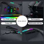 K-Snake BM520 Mouse da gioco wireless 9 pulsanti 3200 DPI