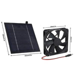 Mini ventilatore solare 20W per bagno e cucina