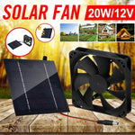 Mini ventilatore solare 20W per bagno e cucina