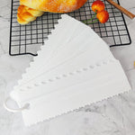 Set 4 Raschietti per Crema in Plastica PP 23x7,5 cm