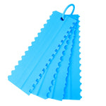 Set 4 Raschietti per Crema in Plastica PP 23x7,5 cm
