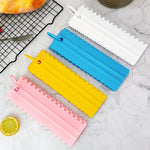 Set 4 Raschietti per Crema in Plastica PP 23x7,5 cm