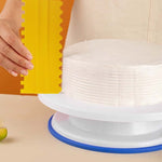 Set 4 Raschietti per Crema in Plastica PP 23x7,5 cm