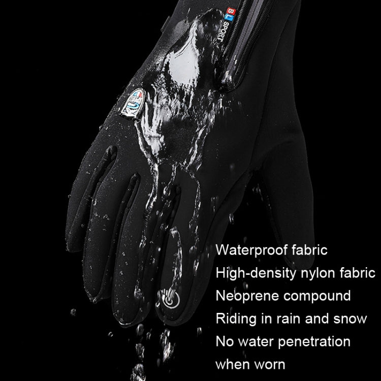 Guanti ciclismo touch screen impermeabili antivento M-L-XL