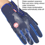 Guanti touch screen impermeabili per sport invernali M-L-XL