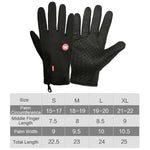 Guanti touch screen impermeabili per sport invernali M-L-XL